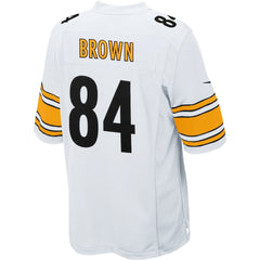 Pittsburgh Steelers Antonio Brown White Jersey 2018 - 2019