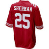 Image of San Francisco 49ers Richard Sherman Red Jersey 2018 - 2019