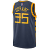 Image of Kevin Durant Golden State Warriors Navy Swingman City Edition Jersey 2018 - 2019