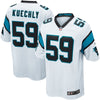 Image of Carolina Panthers Luke Kuechly White Jersey 2018 - 2019