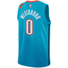 Image of Russell Westbrook Oklahoma City Thunder Turquoise Swingman City Edition Jersey 2018 - 2019