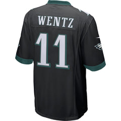 Philadelphia Eagles Carson Wentz Black Jersey 2018 - 2019