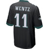 Image of Philadelphia Eagles Carson Wentz Black Jersey 2018 - 2019