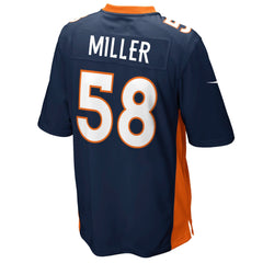 Denver Broncos Von Miller Navy Blue Jersey 2018 - 2019