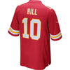 Image of Kansas City Chiefs Tyreek Hill Red Jersey 2018 - 2019
