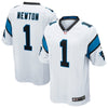 Image of Carolina Panthers Cam Newton White White Jersey 2018 - 2019