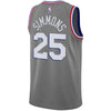 Image of Ben Simmons Philadelphia 76ers Gray Swingman City Edition Jersey 2018 - 2019