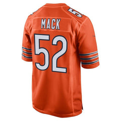 Chicago Bears Khalil Mack Orange  Jersey 2018 - 2019