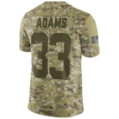 New York Jets Jamal Adams Camo Jersey 2018 - 2019