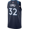 Image of Karl-Anthony Towns Minnesota Timberwolves  Navy Swingman Jersey 2018 - 2019