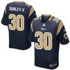 Image of LOS ANGELES RAMS TODD GURLEY II NAVY JERSEY 2018 - 2019