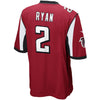 Image of Atlanta Falcons Matt Ryan Red Jersey 2018 - 2019
