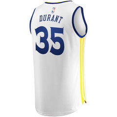 Kevin Durant Golden State Warriors White Swingman Jersey 2018 - 2019