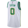 Image of Jayson Tatum Boston Celtics White Swingman City Edition Jersey 2018 - 2019