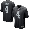 Image of Oakland Raiders Derek Carr Black Jersey 2018 - 2019