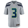 Image of Seattle Seahawks Russell Wilson Gray Jersey 2018 - 2019