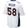 Image of Denver Broncos Von Miller White Jersey 2018 - 2019