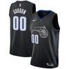Image of Evan Fournier Orlando Magic Black Swingman City Edition Jersey 2018 - 2019