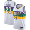 Image of Anthony Davis New Orleans Pelicans White Swingman City Edition Jersey 2018 - 2019