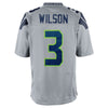 Image of Seattle Seahawks Russell Wilson Gray Jersey 2018 - 2019