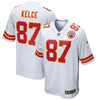Image of Kansas City Chiefs Travis Kelce White Jersey 2018 - 2019