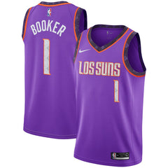 Devin Booker Phoenix Suns Purple Swingman City Edition Jersey 2018 - 2019