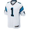 Image of Carolina Panthers Cam Newton White White Jersey 2018 - 2019