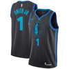Image of Dennis Smith Dallas Mavericks Anthracite Swingman City Edition Jersey 2018 - 2019