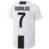 Image of Cristiano Ronaldo Juventus 2018/19 Home Player Jersey – White