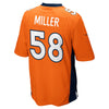 Image of Denver Broncos Von Miller Orange Jersey 2018 - 2019