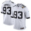 Image of Jacksonville Jaguars Calais Campbell White Jersey 2018 - 2019
