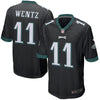 Image of Philadelphia Eagles Carson Wentz Black Jersey 2018 - 2019