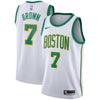 Image of Jaylen Brown Boston Celtics White Swingman City Edition Jersey 2018 - 2019