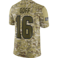 Los Angeles Rams Jared Goff Camo Jersey 2018 - 2019