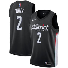 John Wall Washington Wizards Black Swingman City Edition Jersey 2018 - 2019