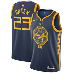 Draymond Green Golden State Warriors Navy Swingman City Edition Jersey 2018 - 2019