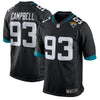 Image of Jacksonville Jaguars Calais Campbell Black Jersey 2018 - 2019