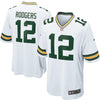 Image of Green Bay Packers Aaron Rodgers White Jersey 2018 - 2019