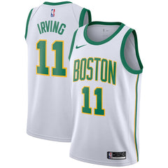 Kyrie Irving Boston Celtics White Swingman City Edition Jersey 2018 - 2019