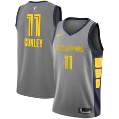 Mike Conley Memphis Grizzlies Gray Swingman City Edition Jersey 2018 - 2019