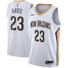 Image of Anthony Davis New Orleans White Swingman Jersey 2018 - 2019