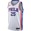 Image of Ben Simmons Philadelphia 76ers White Swingman Jersey 2018 - 2019