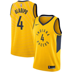 Victor Oladipo Indiana Pacers Yellow Swingman Jersey 2018 - 2019