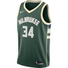 Image of Giannis Antetokounmpo Milwaukee Bucks Green Swingman Jersey 2018 - 2019