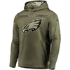 Image of Men's Philadelphia Eagles Olive Pullover Hoodie 2018 - 2019