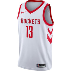 James Harden Houston Rockets White Swingman Jersey 2018 - 2019