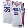 Image of Ben Simmons Philadelphia 76ers White Swingman Jersey 2018 - 2019