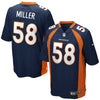 Image of Denver Broncos Von Miller Navy Blue Jersey 2018 - 2019