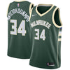 Image of Giannis Antetokounmpo Milwaukee Bucks Green Swingman Jersey 2018 - 2019