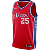 Image of Ben Simmons Philadelphia 76ers Red Swingman Jersey 2018 - 2019